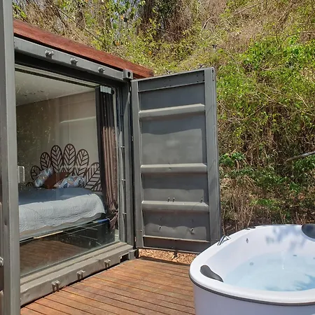 Container Beija-Flor Com Spa E Cachoeira Brotas Exterior photo